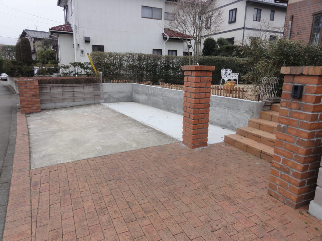 O様邸 ガレージ工事