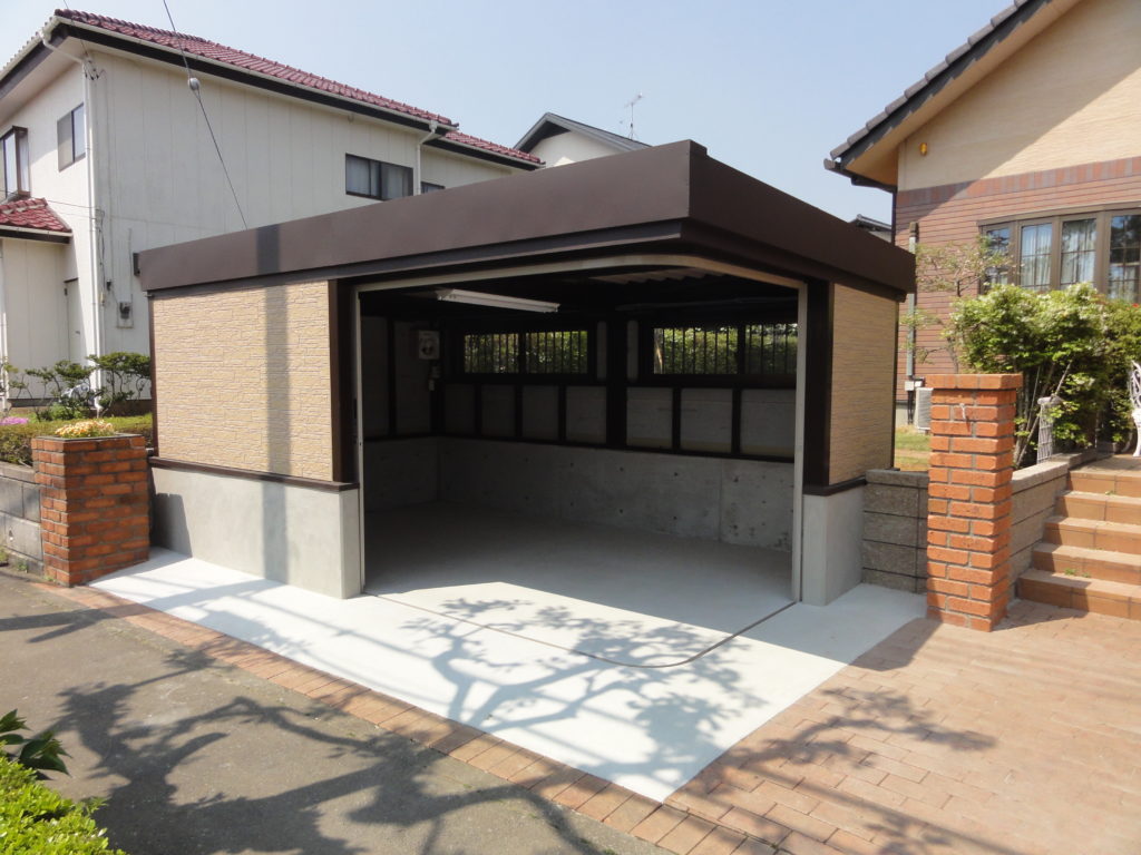 O様邸 ガレージ工事