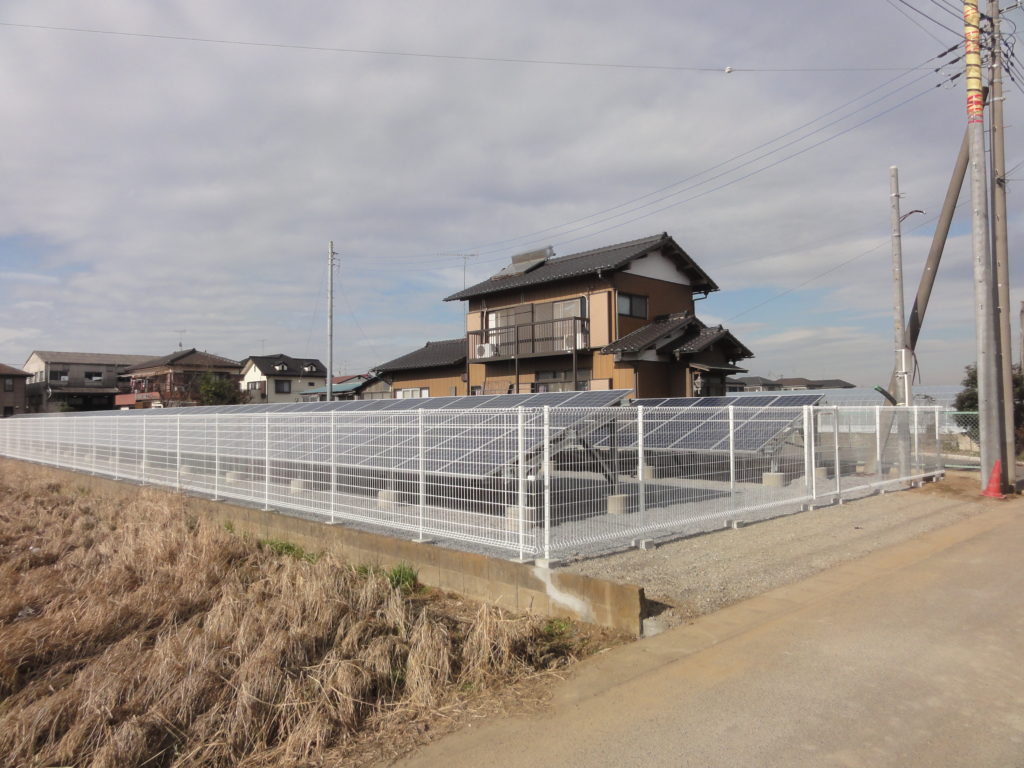 常総市 太陽光パネル