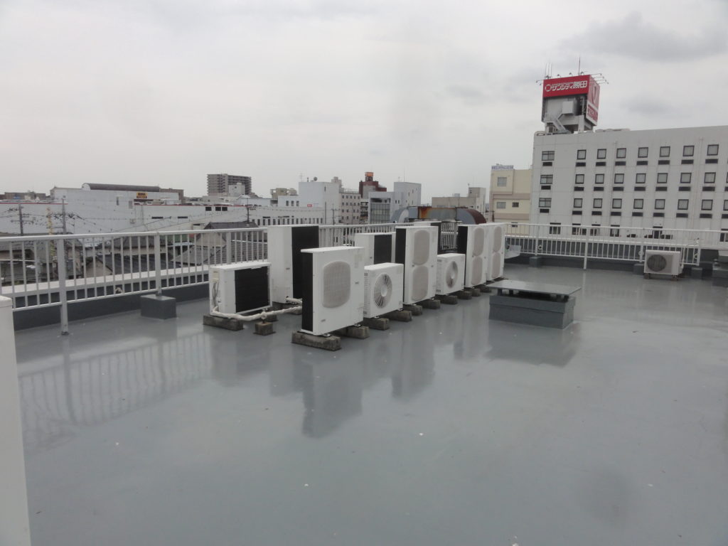 Jビル様 ビルの屋上の防水工事
