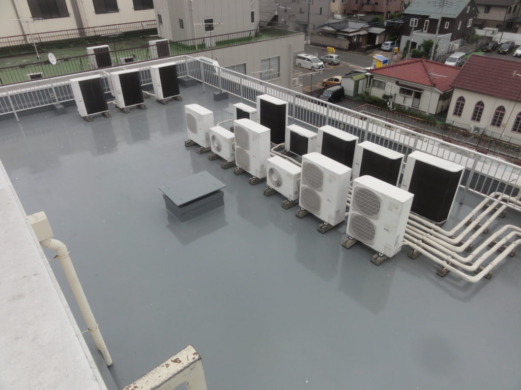 Jビル様 ビルの屋上の防水工事