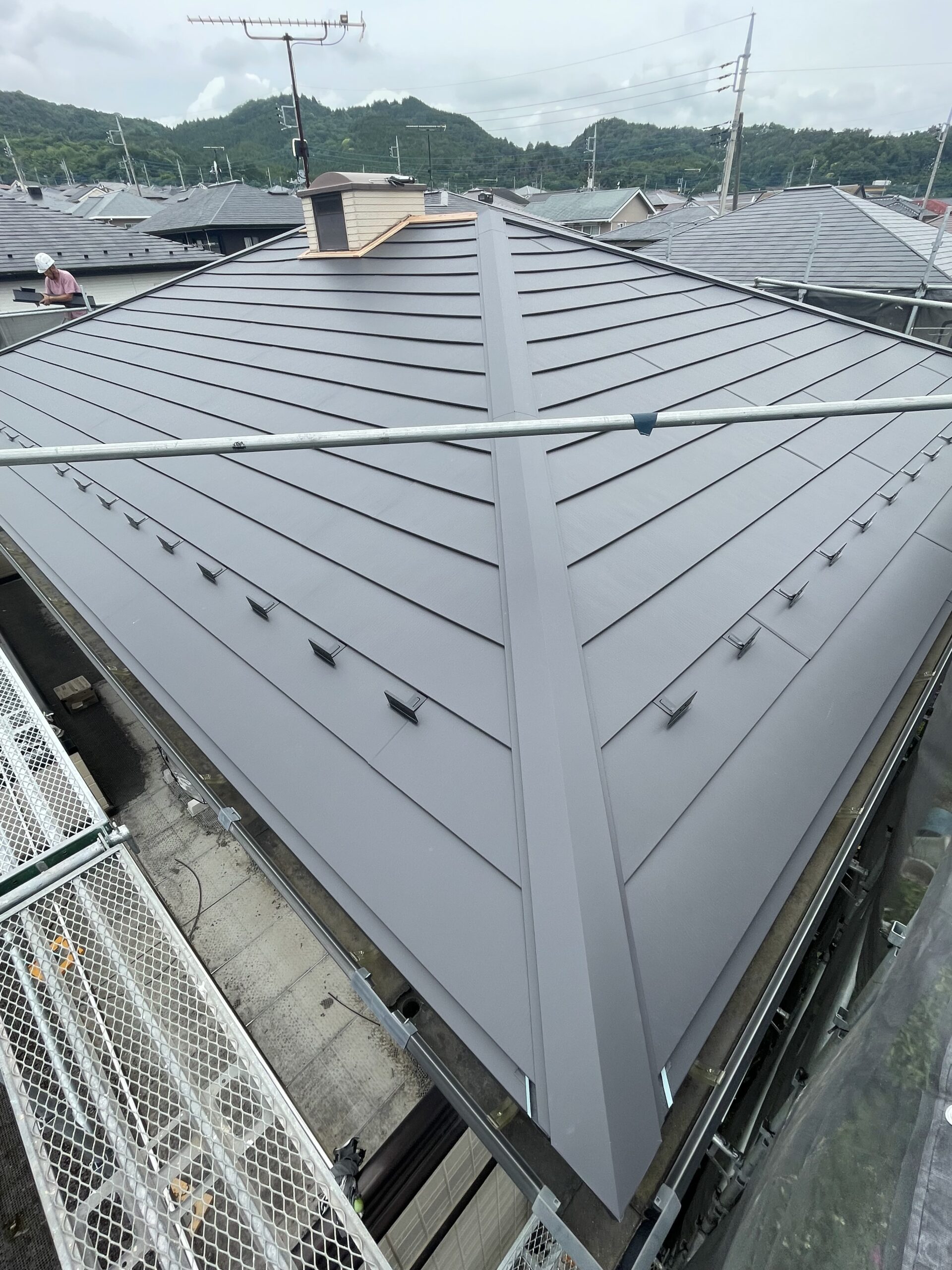 家の外装をリフォームしました!外壁、屋根、ベランダを直しました。