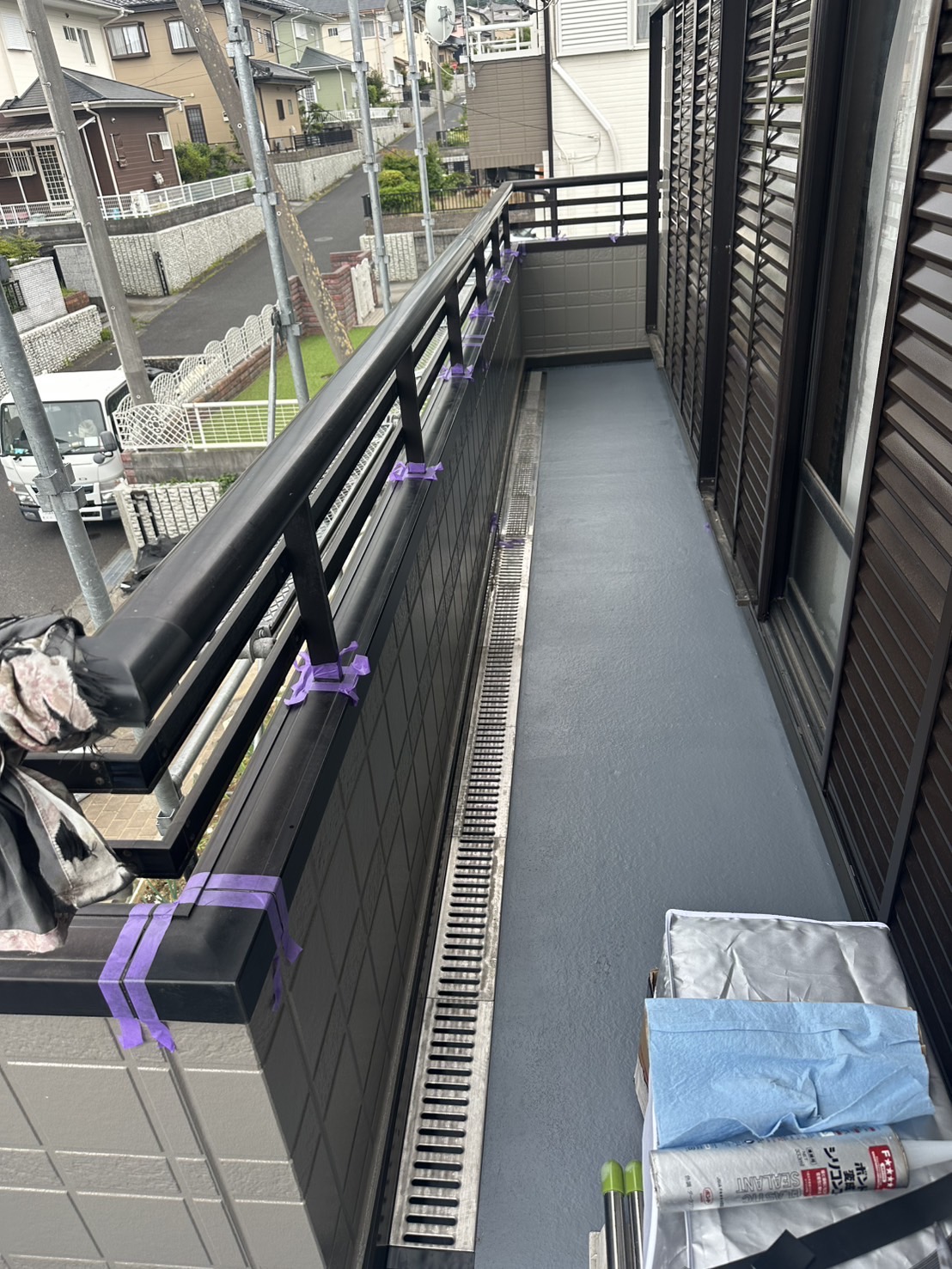 家の外装をリフォームしました!外壁、屋根、ベランダを直しました。