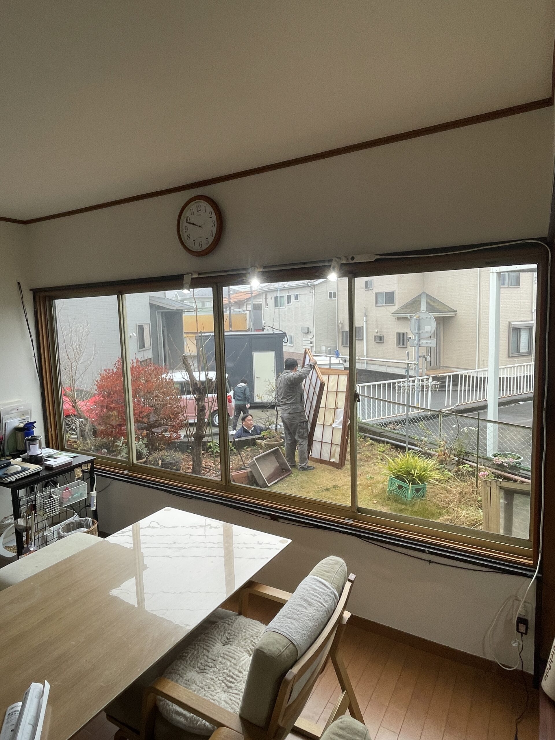 住み慣れた家はそのままに、住みながら古い物を新しくした改修工事