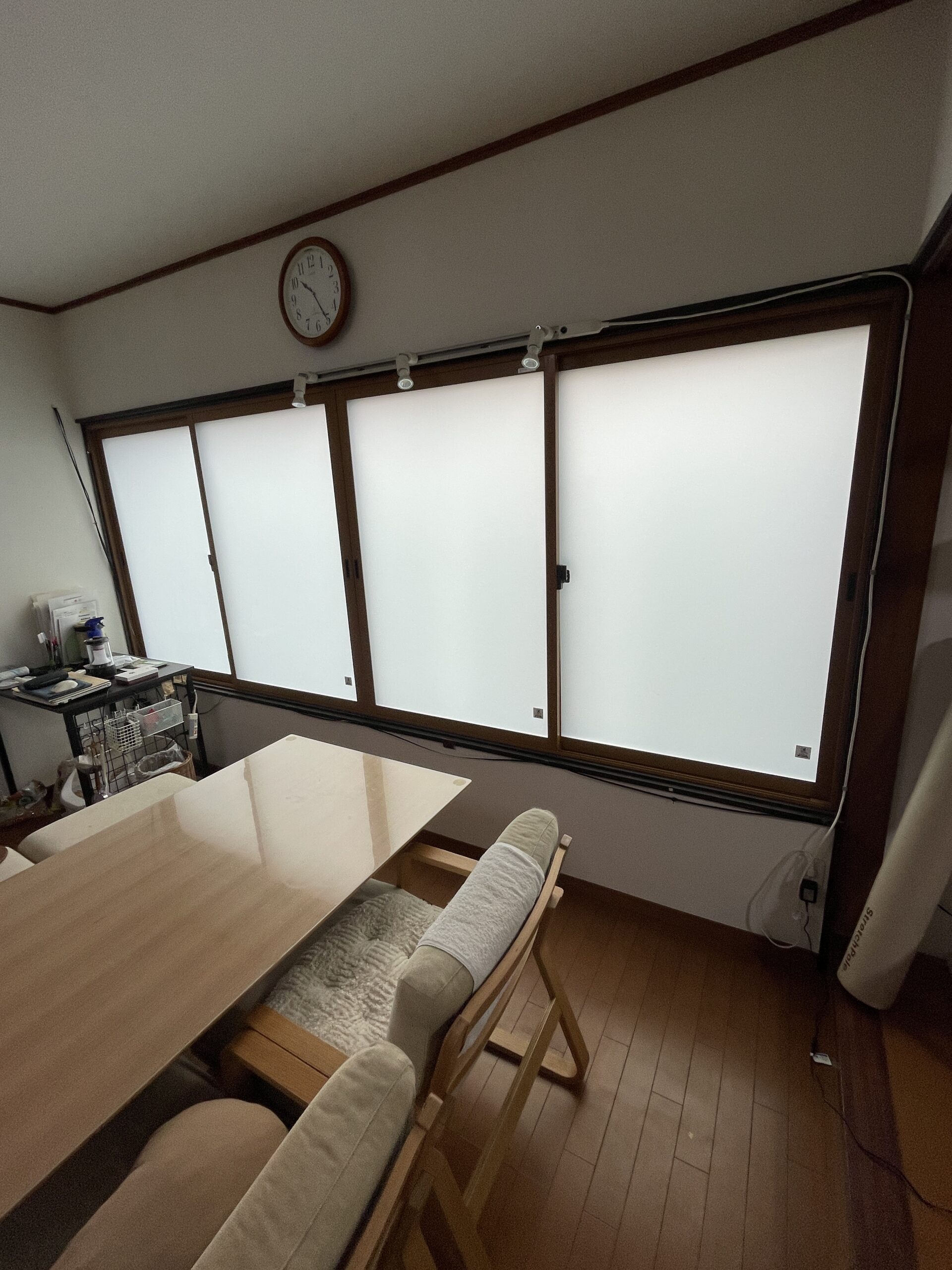 住み慣れた家はそのままに、住みながら古い物を新しくした改修工事